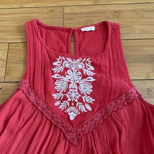 bohemian dress from hollister, size XS
